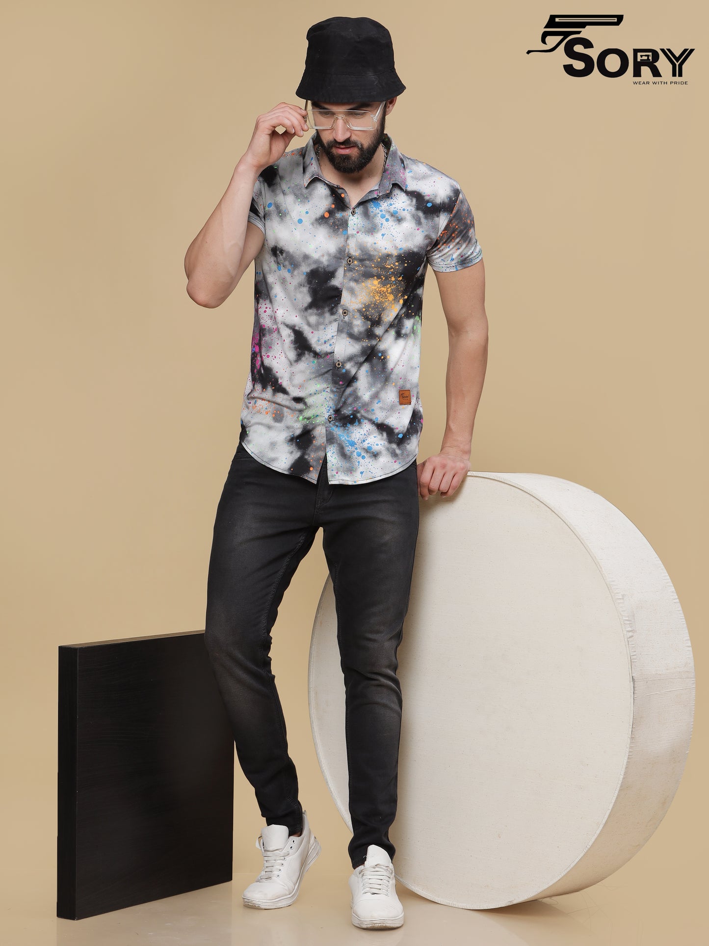 MULTI COLOUR HALF SHIRT