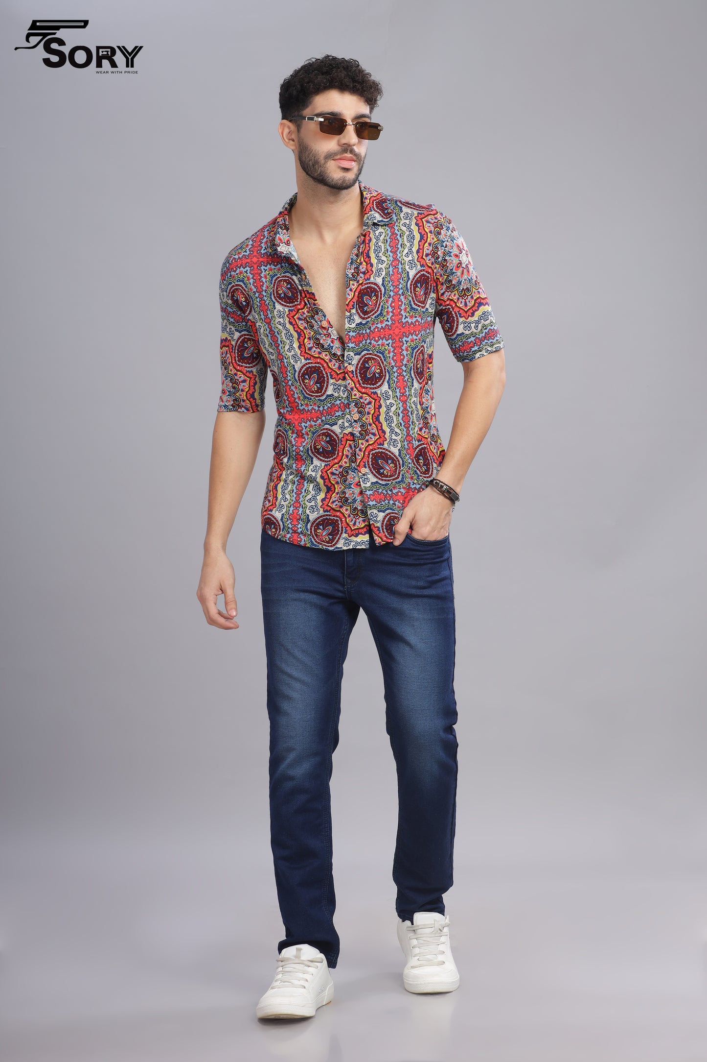 multi print body cooling shirt