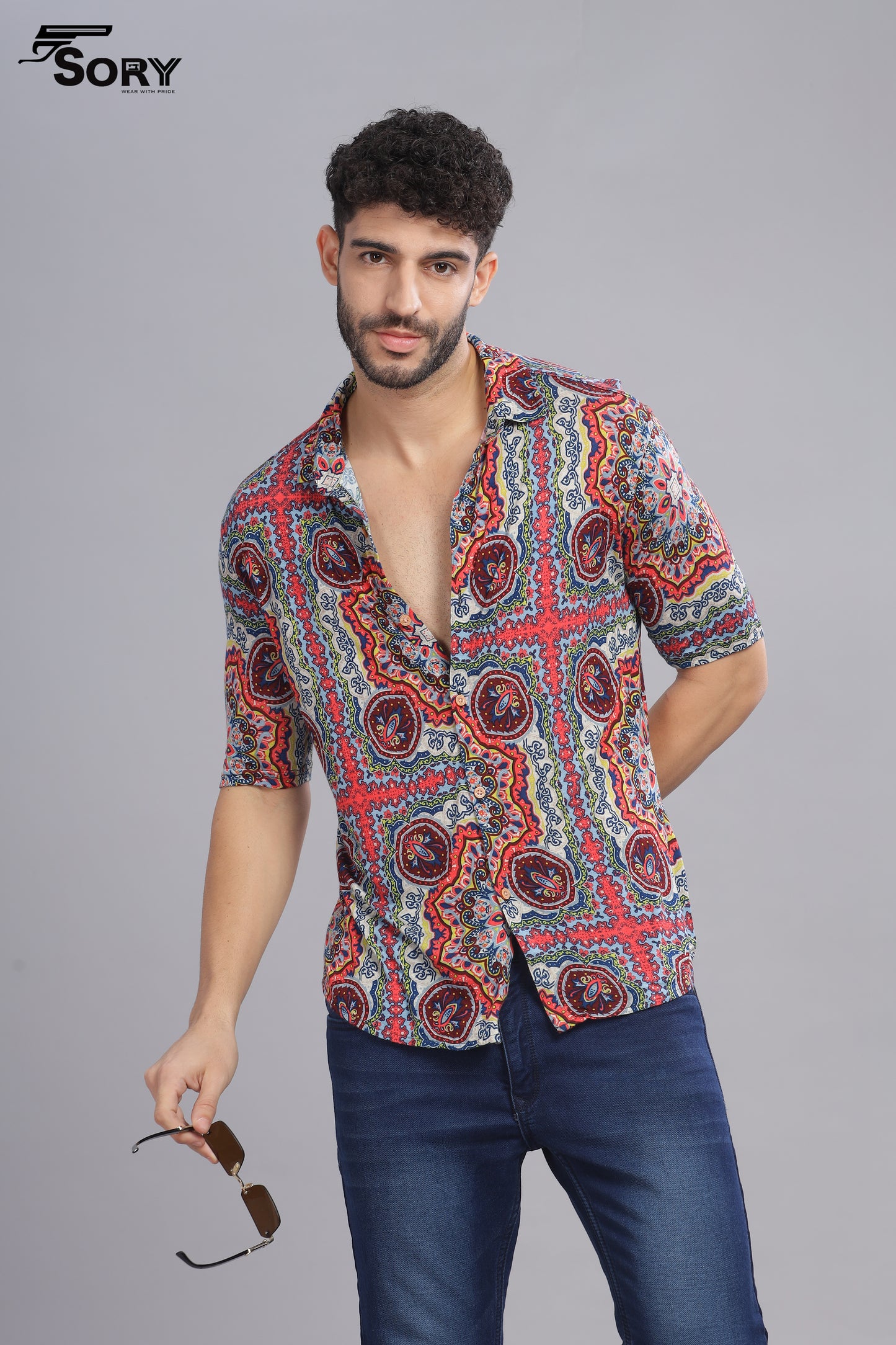 multi print body cooling shirt