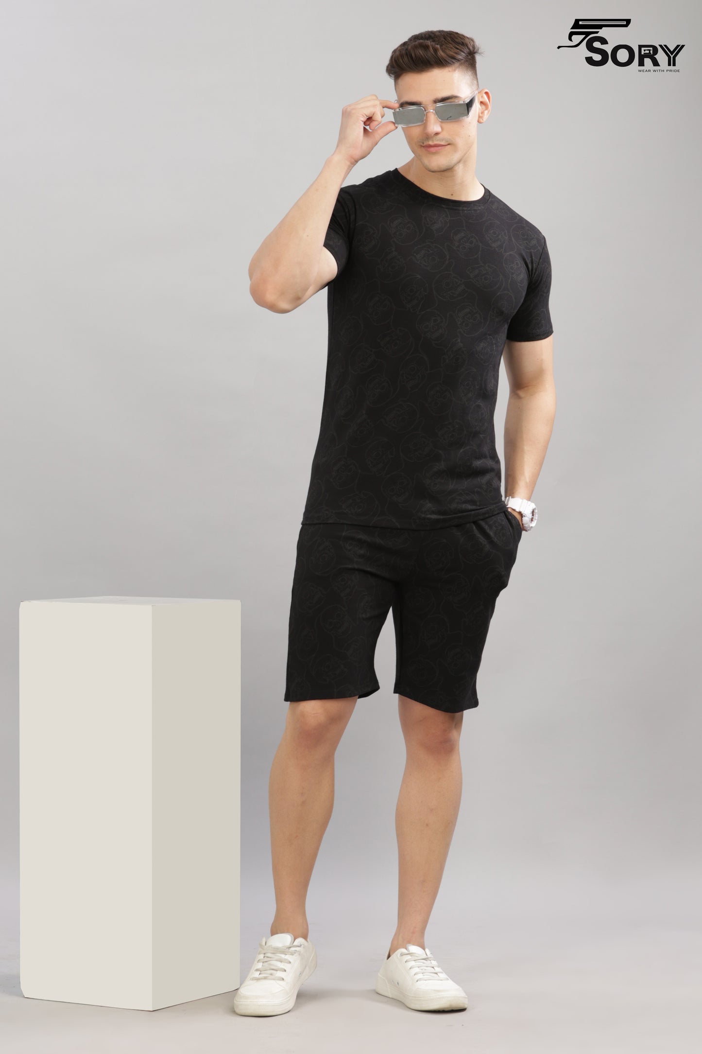 BLACK SKULL PRINT CO DRD SETS