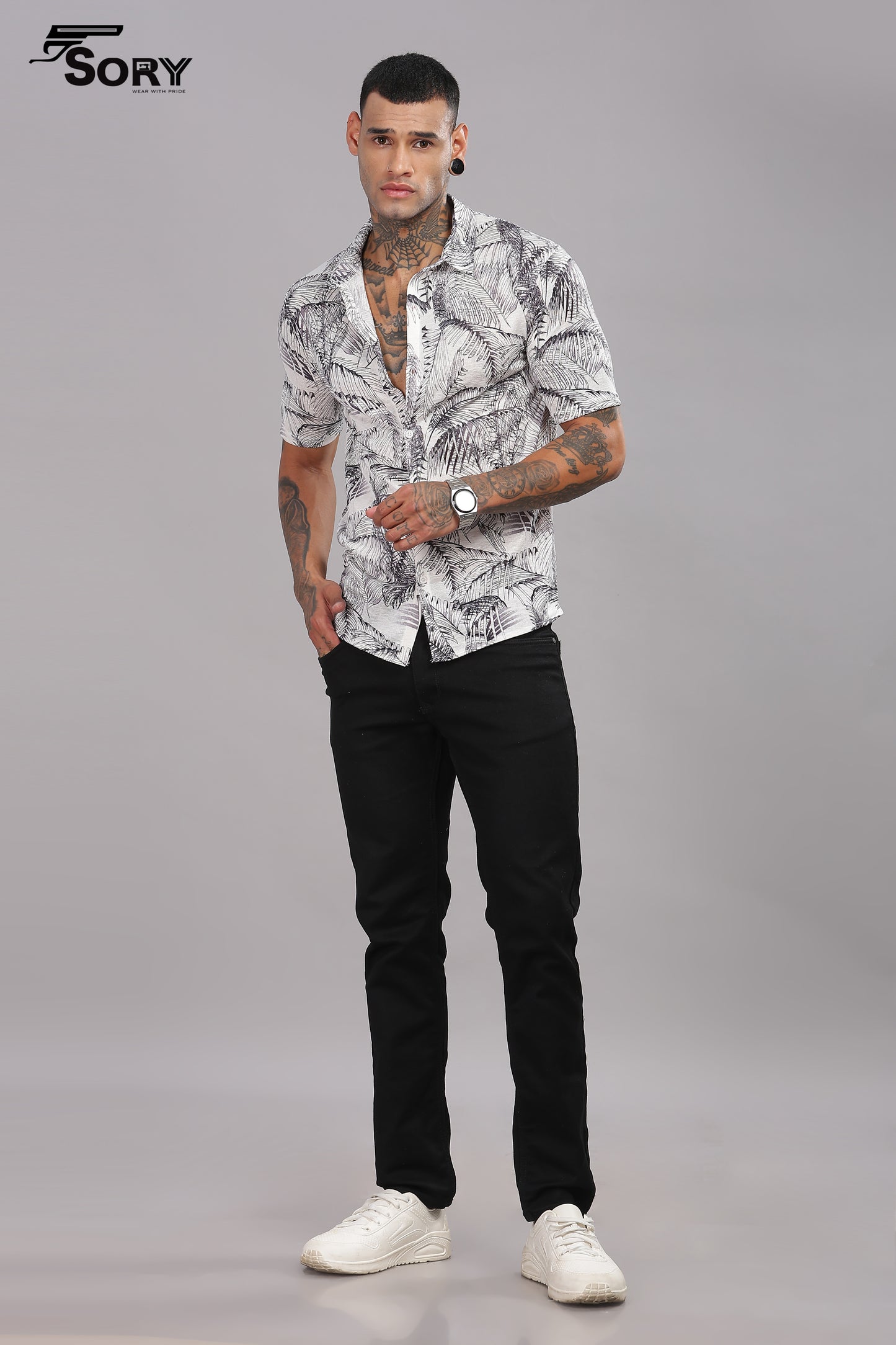 ANIMAL PRINT BODY COOLING SHIRT