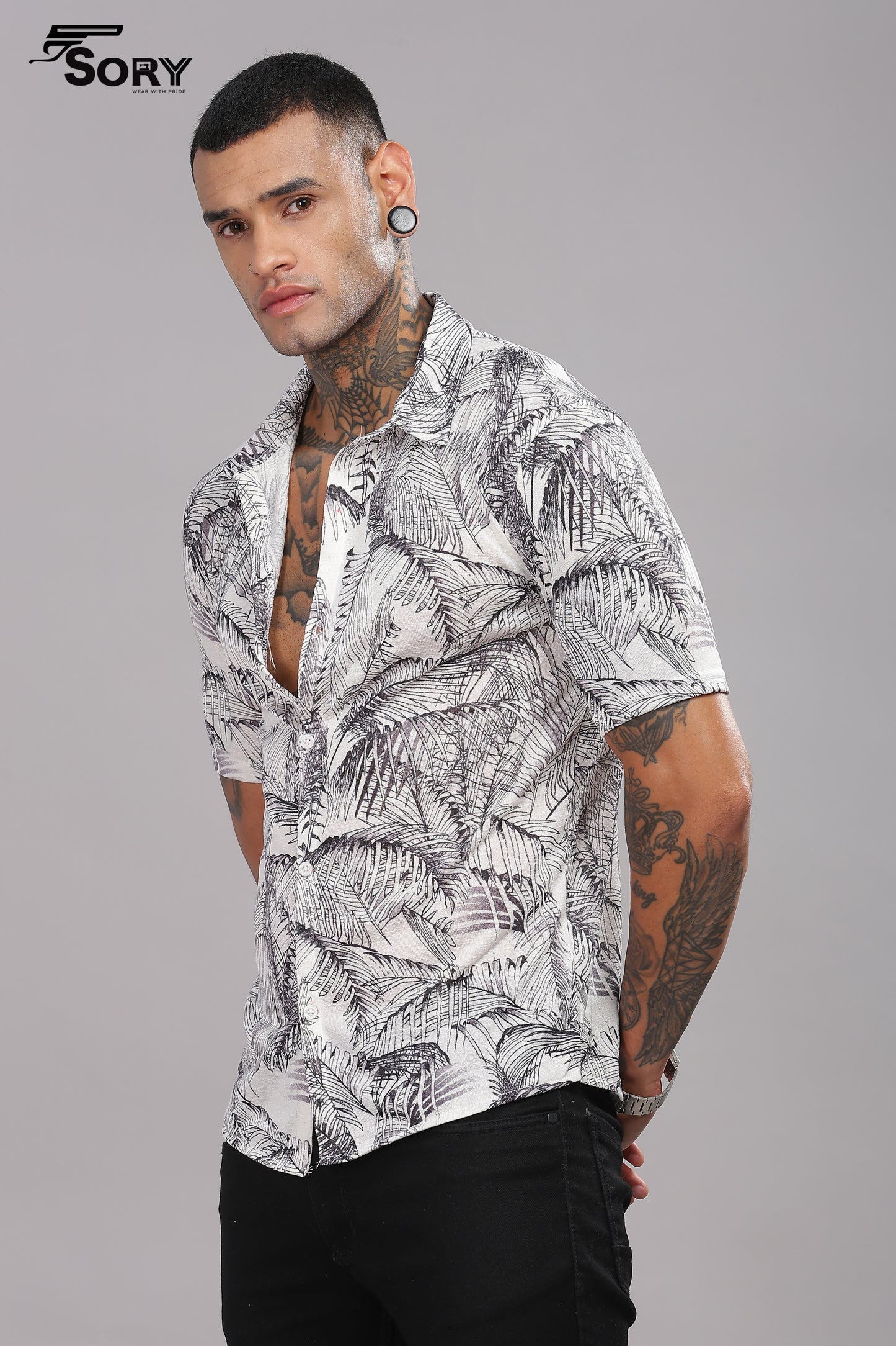 ANIMAL PRINT BODY COOLING SHIRT