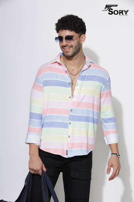 SORY GEOMETRIC PRINT SHIRT