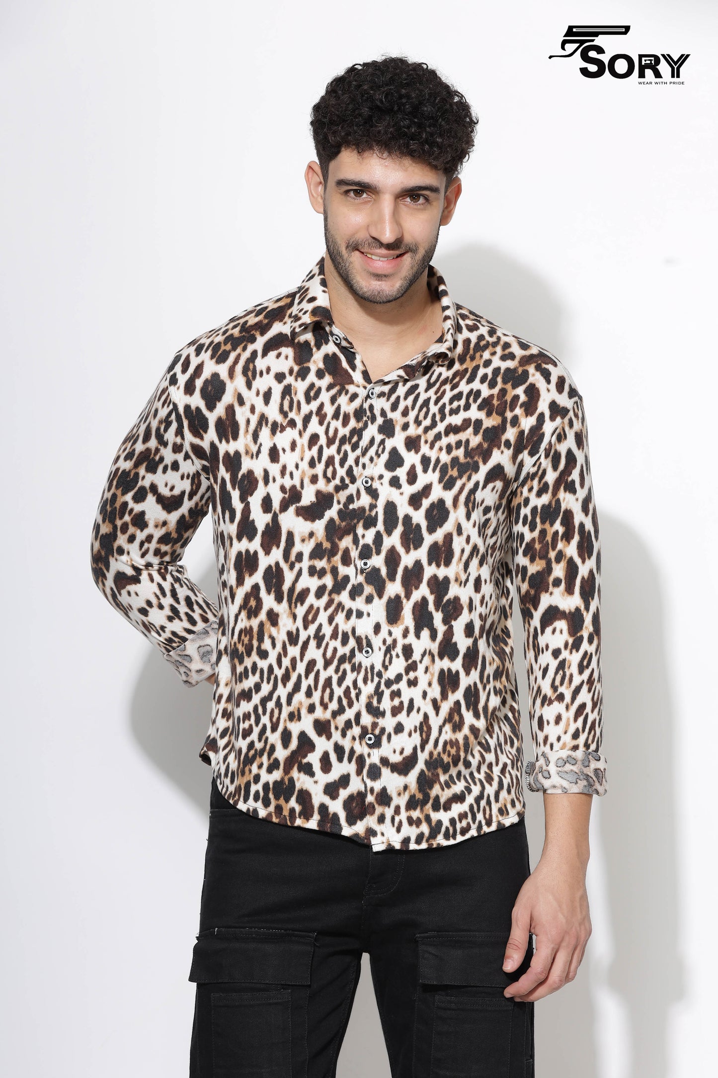 Animal Print Long Sleeve Shirt