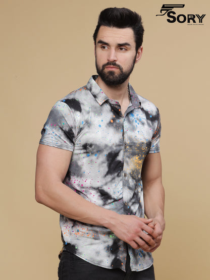 MULTI COLOUR HALF SHIRT