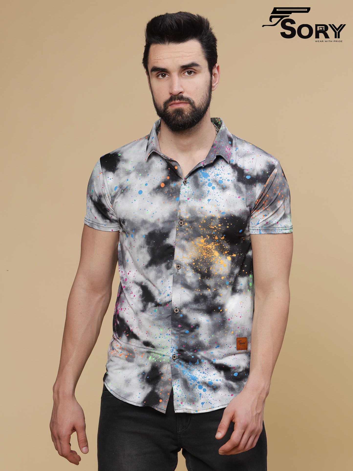 MULTI COLOUR HALF SHIRT