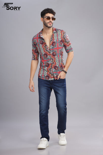 multi print body cooling shirt