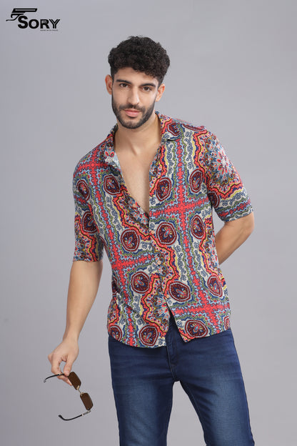 multi print body cooling shirt