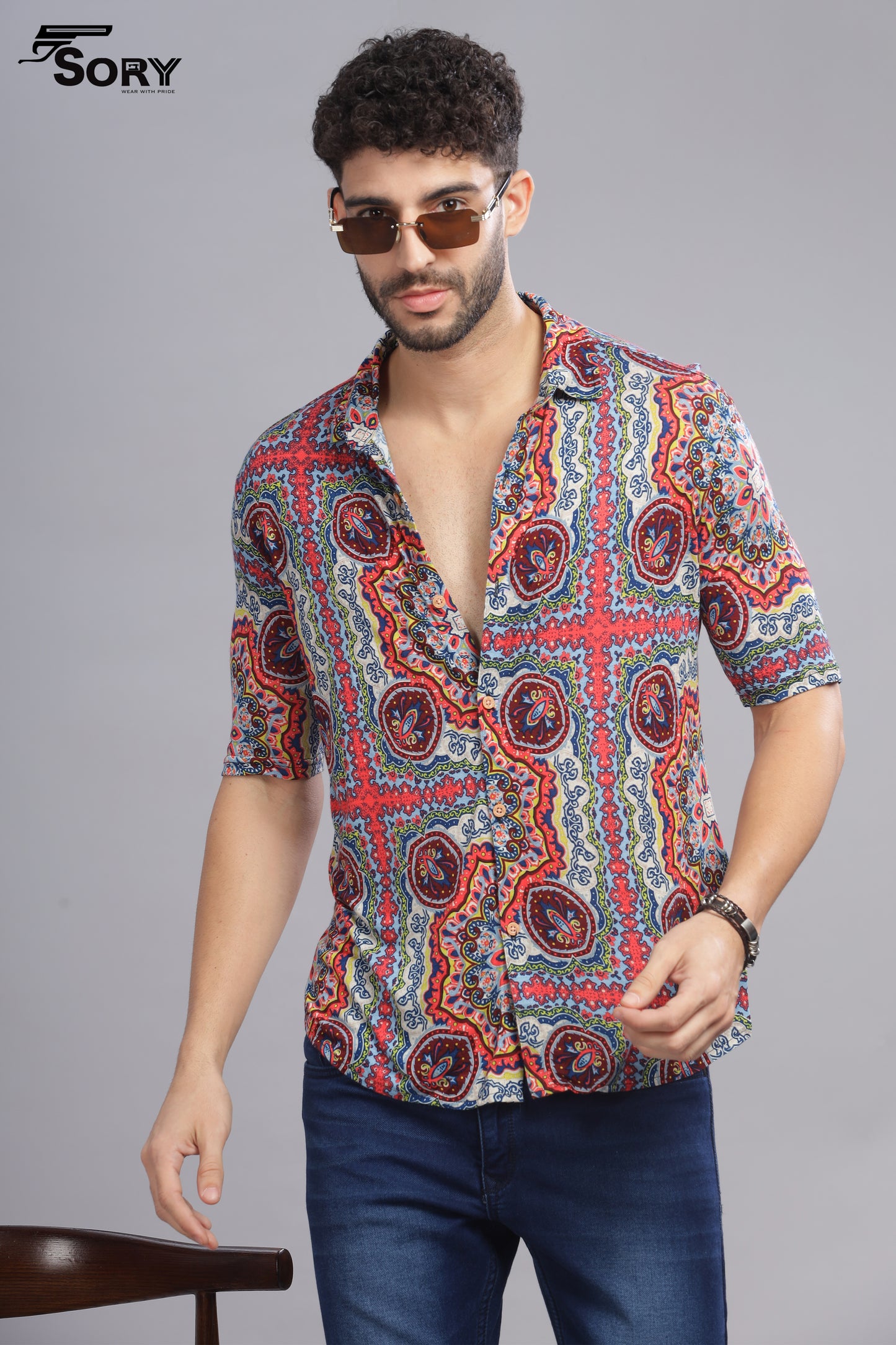 multi print body cooling shirt