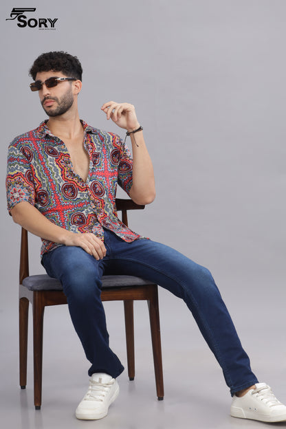multi print body cooling shirt