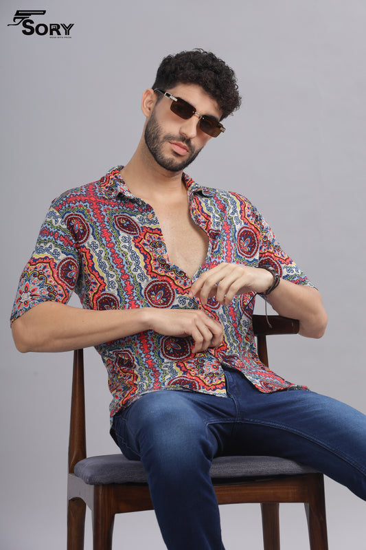 multi print body cooling shirt