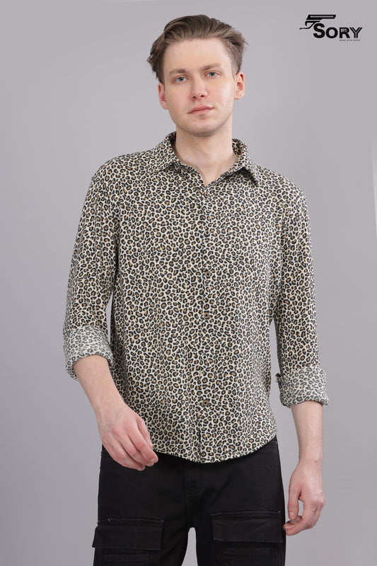 Animal Print Long Sleeve Shirt
