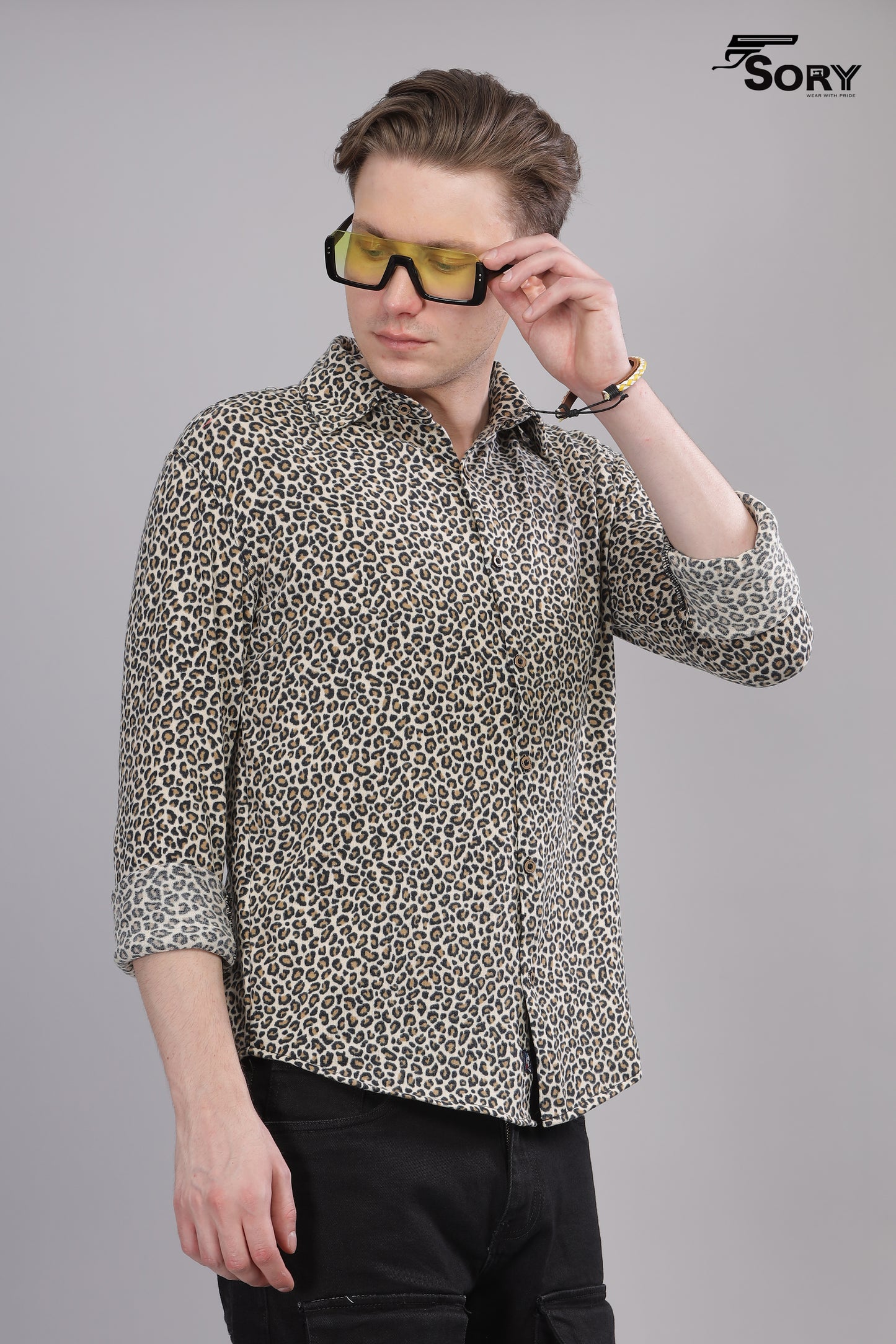 Animal Print Long Sleeve Shirt