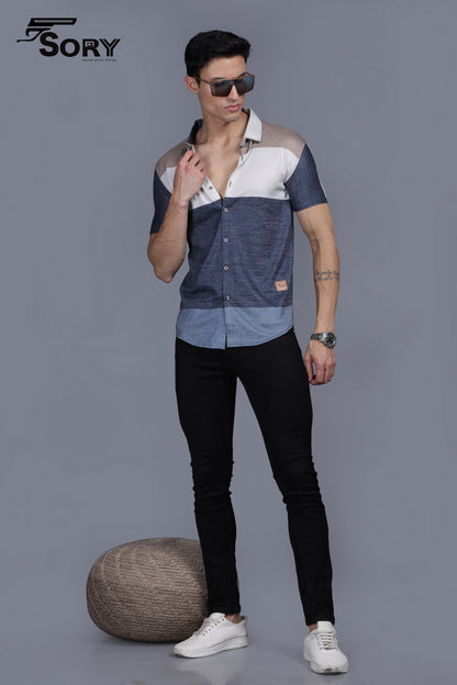 MULTI COLOUR HALF SHIRT